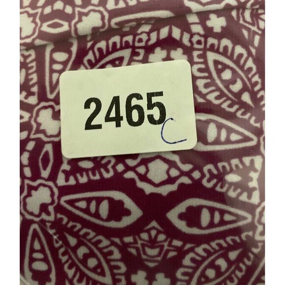 Attitudes Renee 2XP Purple Tropical Floral Petite Wide‎ Leg Pants Travel Resort - Picture 9 of 9